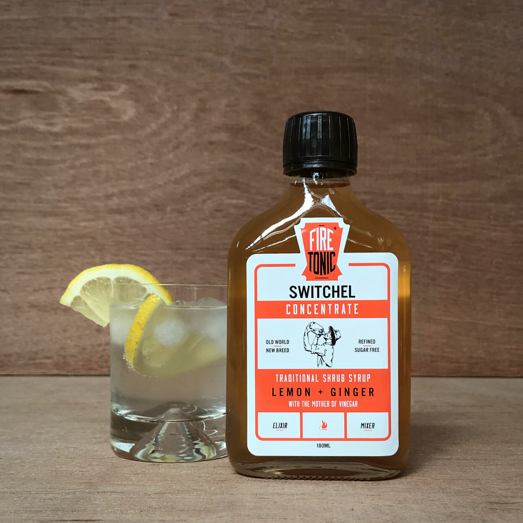 Lemon & Ginger Switchel - Shrub Syrup